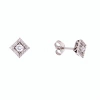 Boucles d'oreilles Golay Femme CERCHIO DI LUCE in Or blanc Diamante OCT015DI1 0.47 G SI
